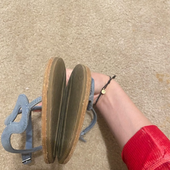 Womens Merona Davinia Blue Thong Sandals - Picture 5 of 7